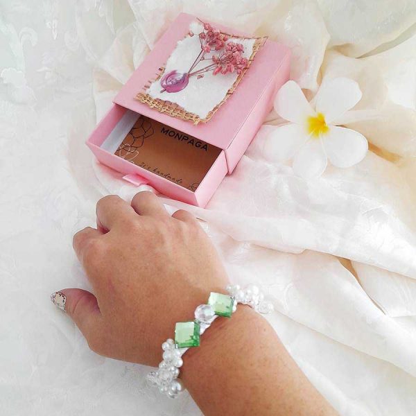 Emerald Bracelet: May Birthstone Wristband