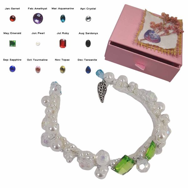 Emerald Bracelet: May Birthstone Wristband - Image 5