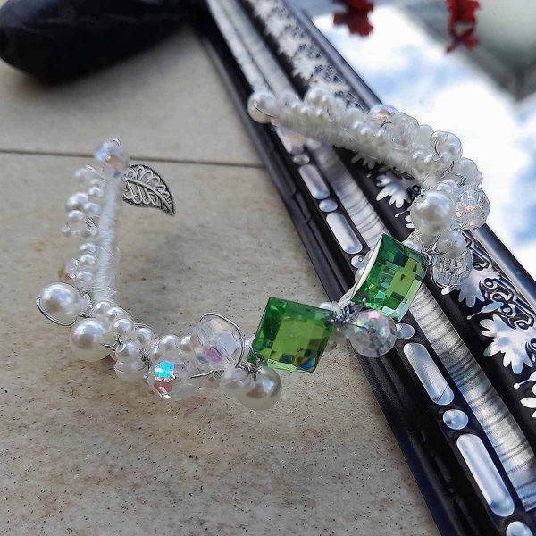 Emerald Bracelet: May Birthstone Wristband - Image 7