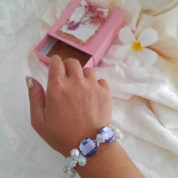 Bridesmaid Bracelet: Bendable Wristlet for Weddings and Casual Wear - Image 2