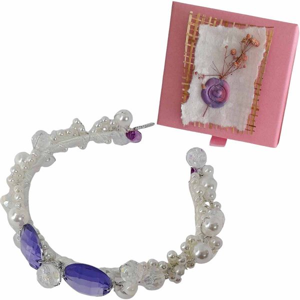 Bridesmaid Bracelet: Bendable Wristlet for Weddings and Casual Wear