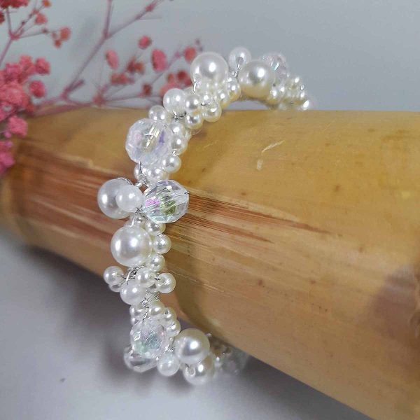 Pearl Bracelet: Womens Wrist Accessories for Bridal Parties and Casual Wear - Image 4