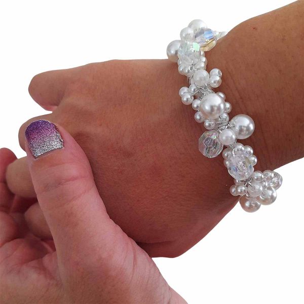 Pearl Bracelet: Womens Wrist Accessories for Bridal Parties and Casual Wear - Image 3