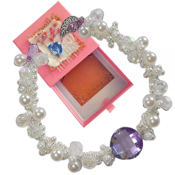 Amethyst Bracelet: February Birthstone Wristband - Image 6