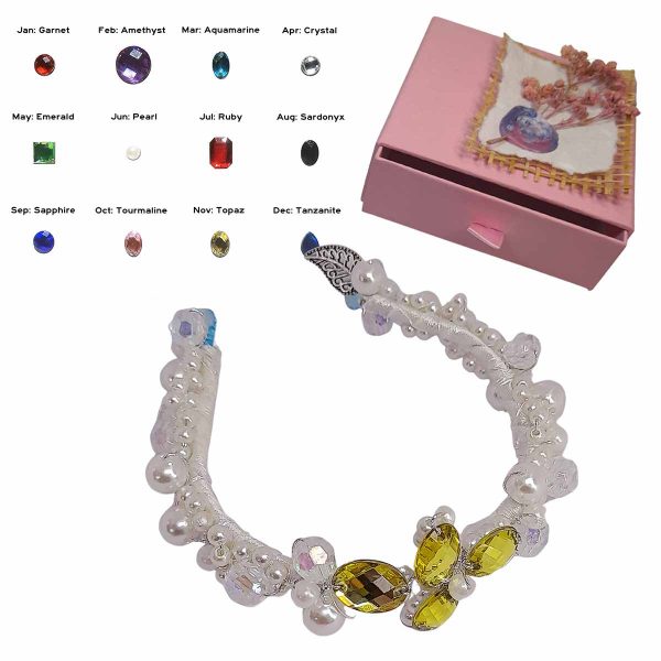 Topaz Bracelet: November Birthstone Wristband - Image 8