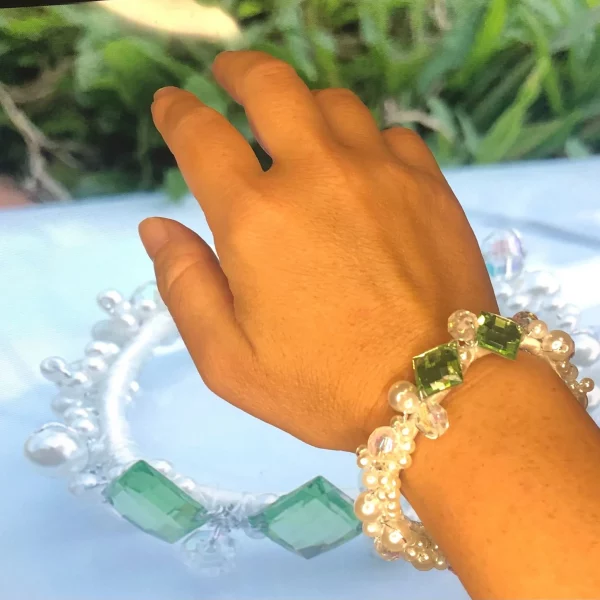 Emerald Bracelet: May Birthstone Wristband - Image 9