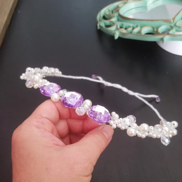 Wedding Headband: Bendable Hairband for Bridal Parties and Casual Wear - Image 3