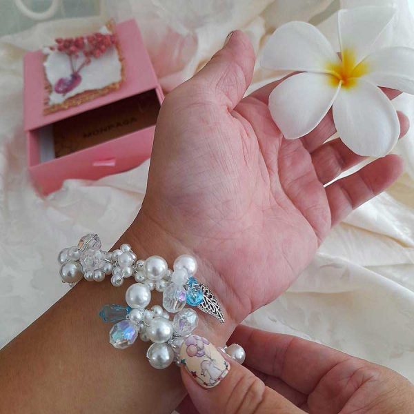 Jeweled Bracelet: Wristband for Bridal Parties and Casual Wear - Image 2