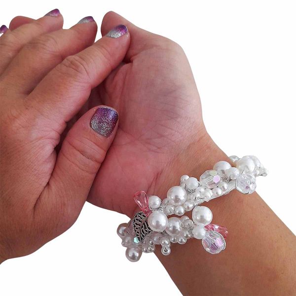 Pearl Bracelet: Womens Wrist Accessories for Bridal Parties and Casual Wear - Image 8