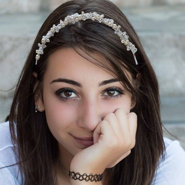 Pearl Headband: Bendable Headpiece for Bridal Parties and Casual Wear